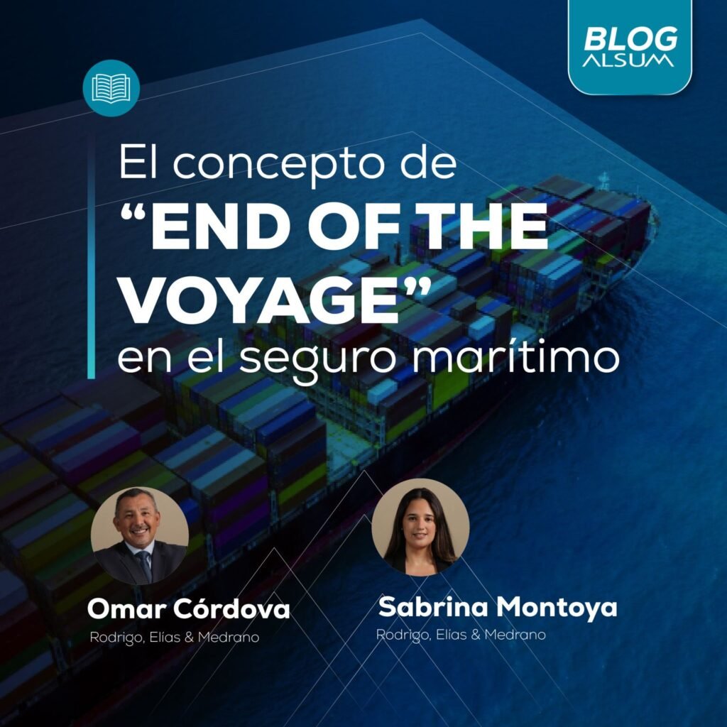 El concepto de «the end of the voyage» en el seguro marítimo