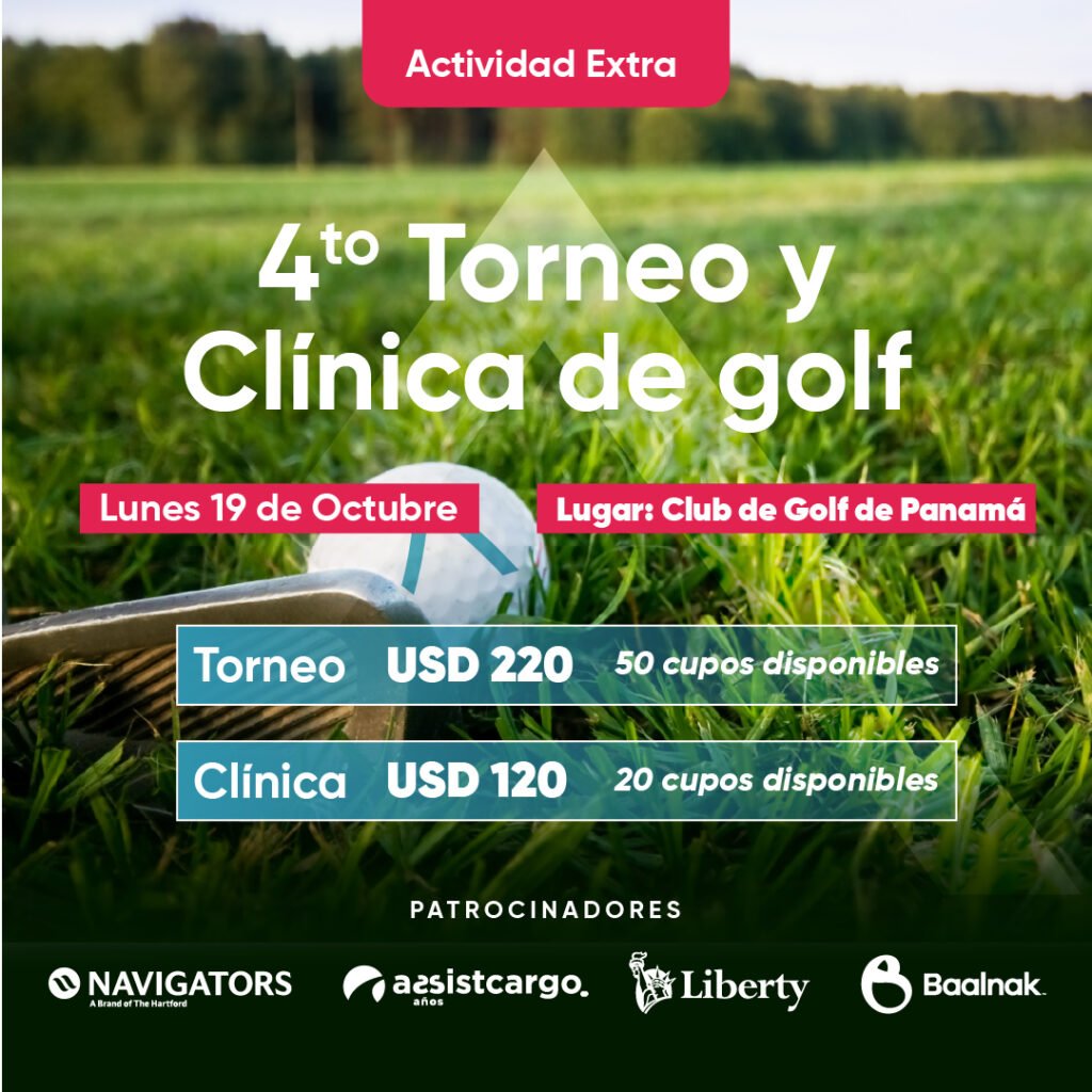 ¡El golf vuelve a ser parte del XIV Congreso Latinoamericano de Seguros Marítimos!